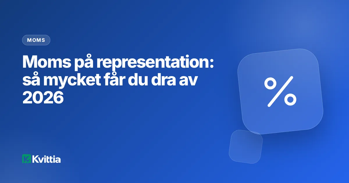 Moms på representation: så mycket får du dra av 2026