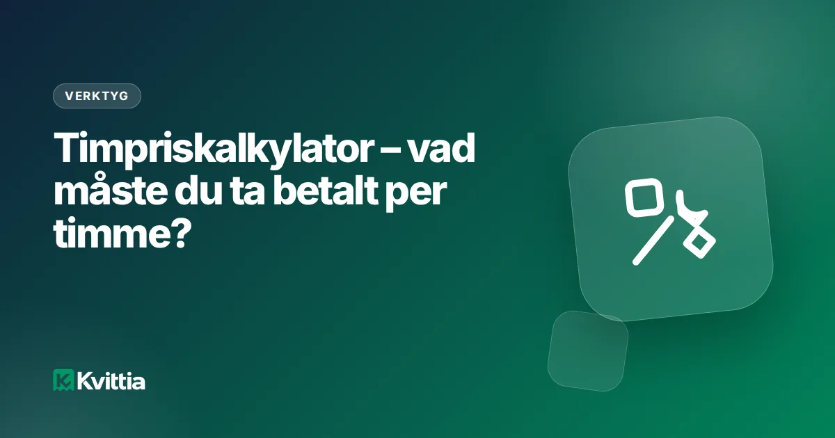 Timpriskalkylator – räkna ut vilket timpris du måste ta
